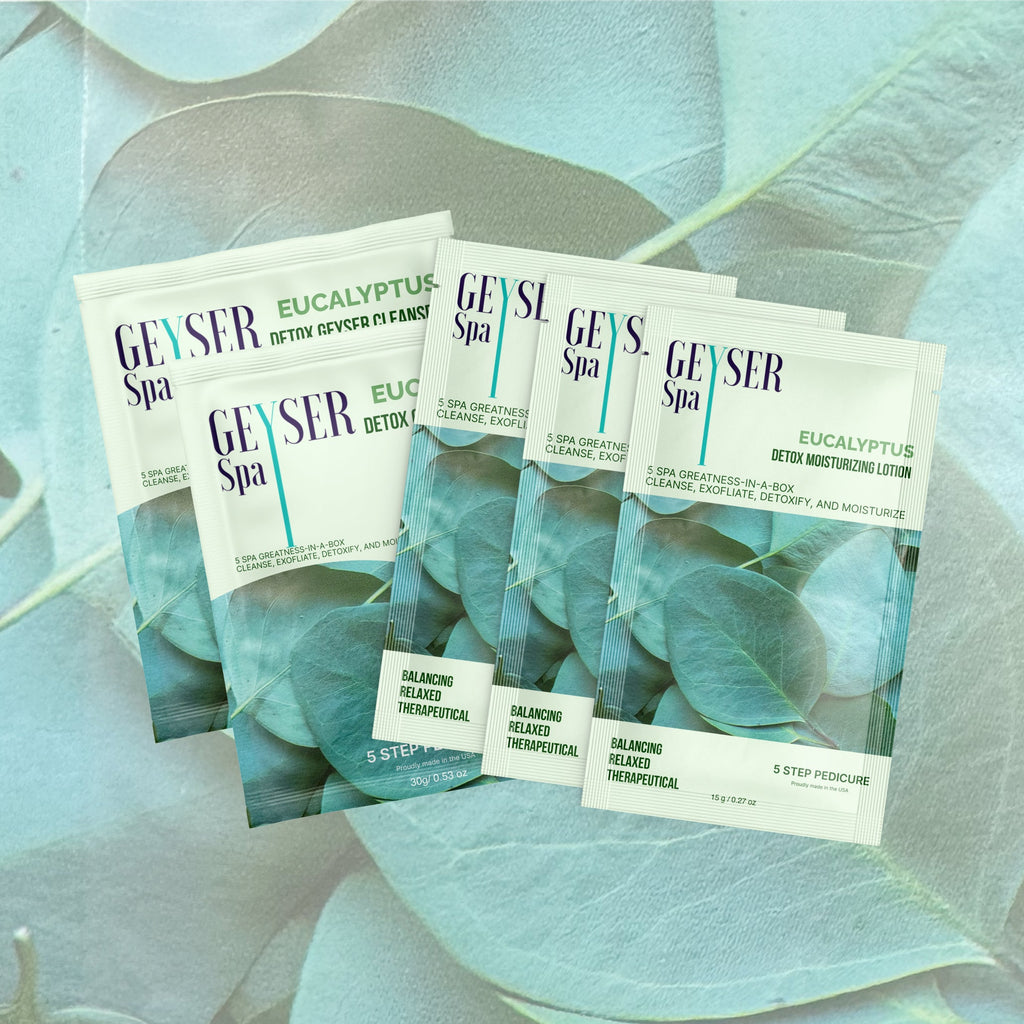Geyser Spa 5-Step Pedicure Kit — Eucalyptus