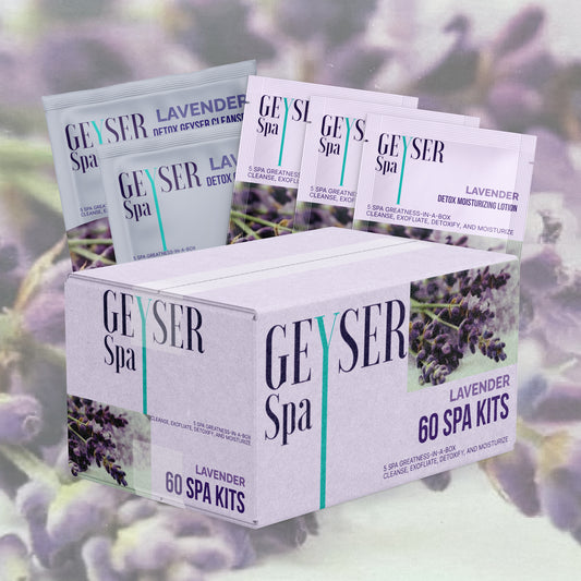 Geyser Spa 5 Step Pedicure Kit Lavender