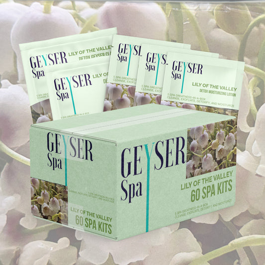 Geyser Spa 5 Step Pedicure Kit Lily of the Valley