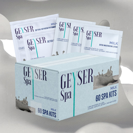 Geyser Spa 5 Step Pedicure Kit Milk