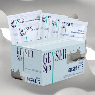Geyser Spa 5 Step Pedicure Kit Milk Case