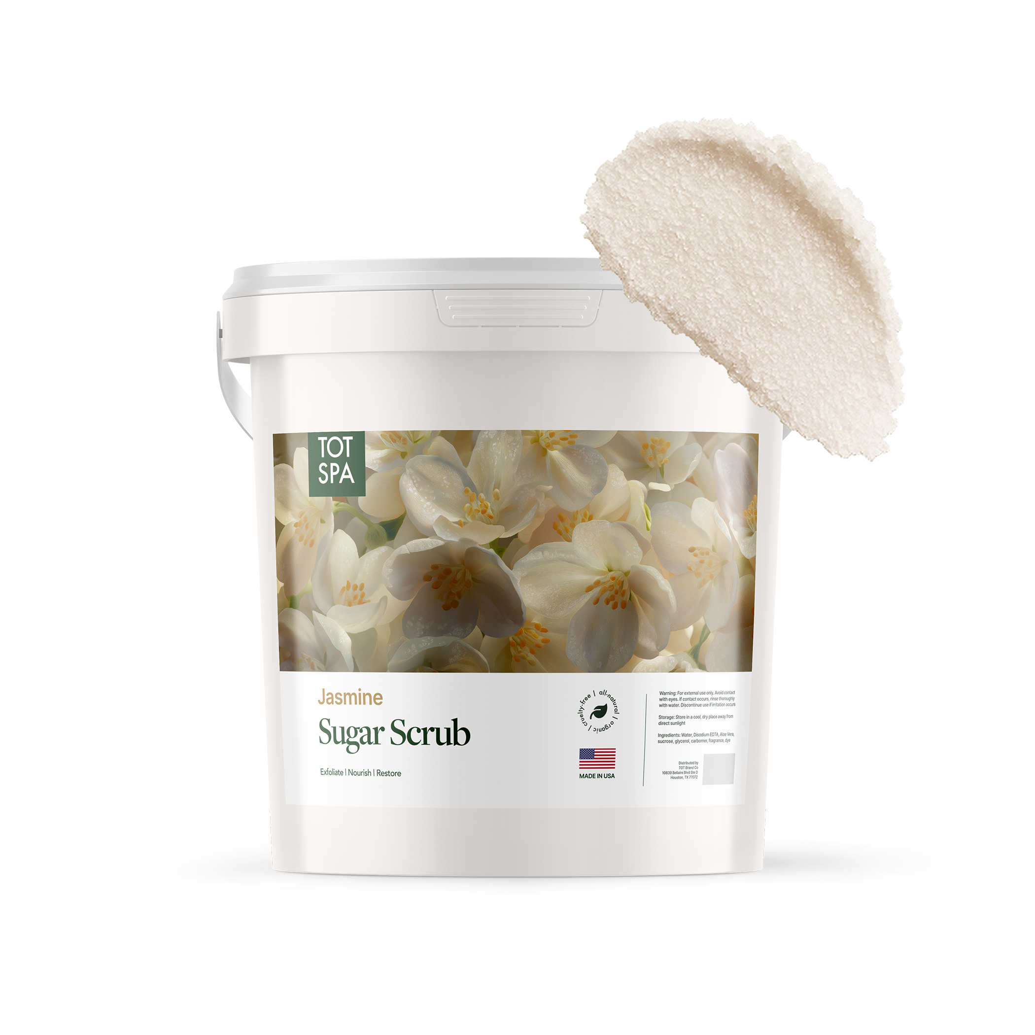 TOT Sugar Scrub Jasmine 5G