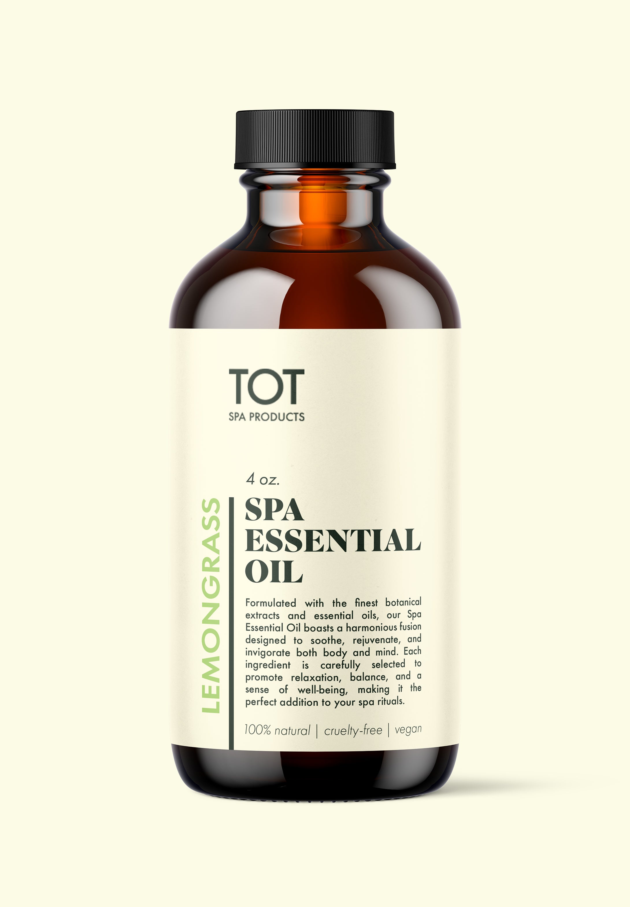 TOT Spa Essential Oil Lemongrass 4 oz