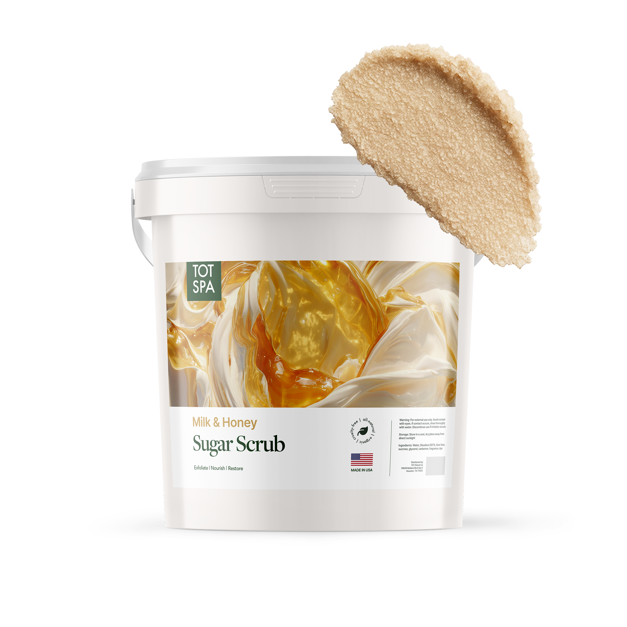 TOT Sugar Scrub Milk & Honey 5G