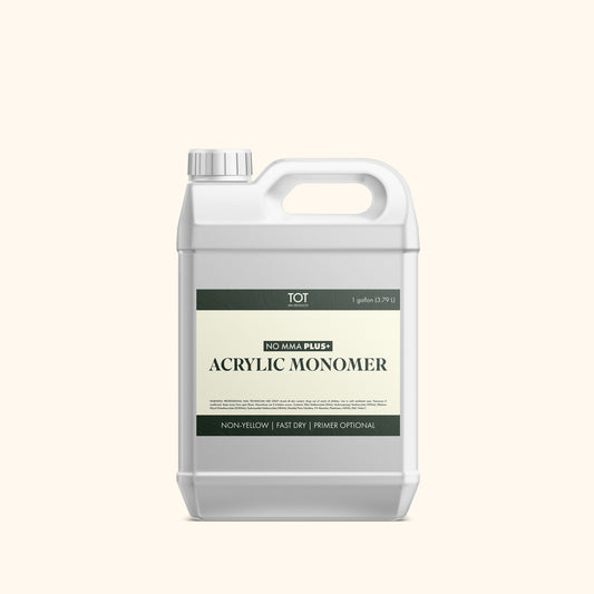 TOT Acrylic Monomer Liquid No MMA Plus+ 8 oz