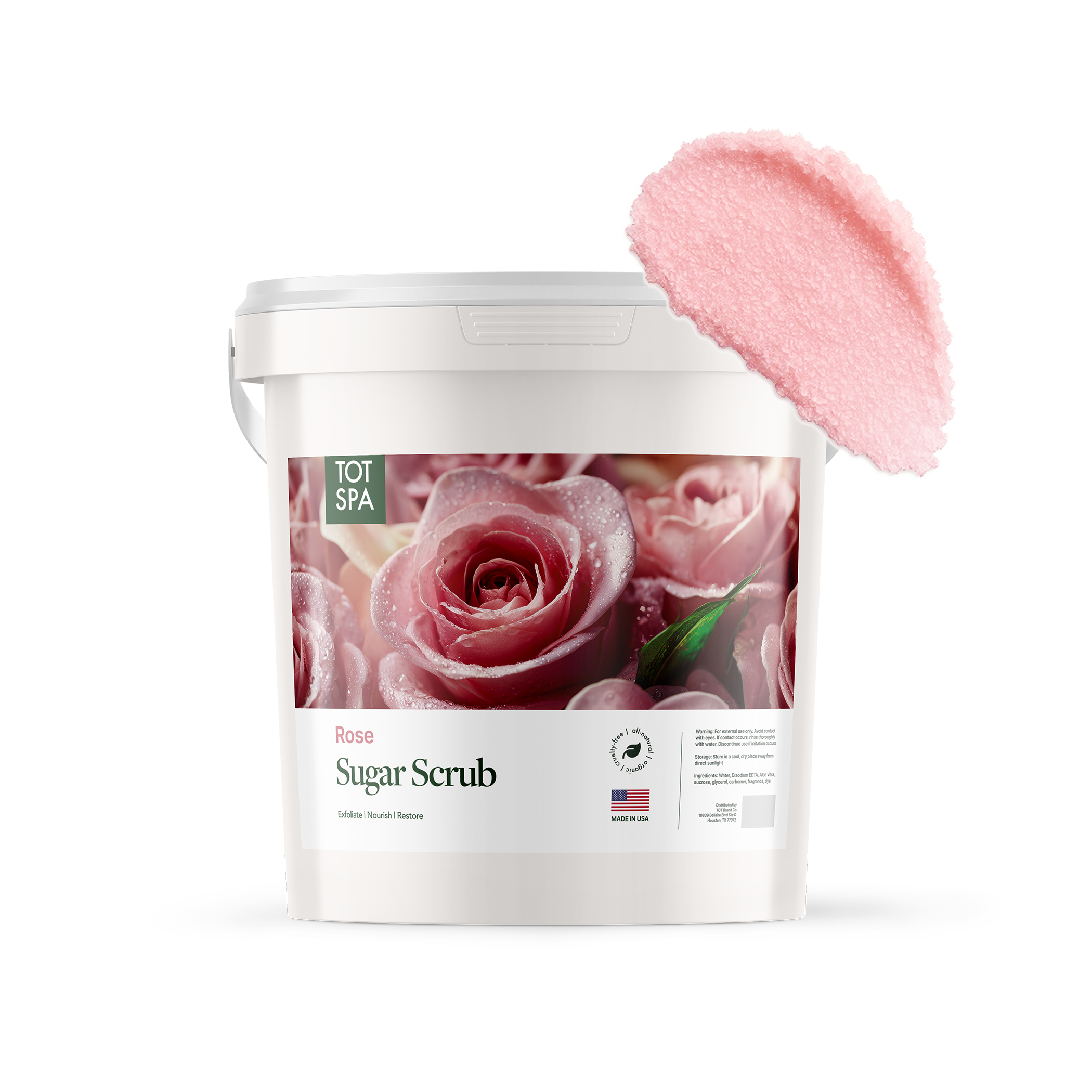 TOT Sugar Scrub Rose 5G