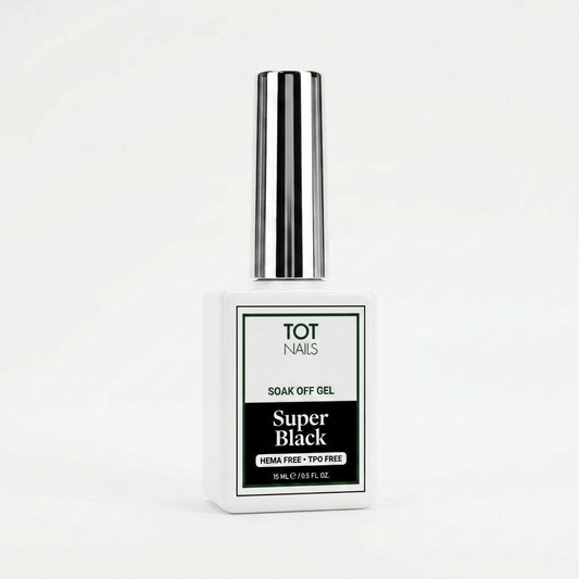 TOT NAILS Soak Off Gel Super Black