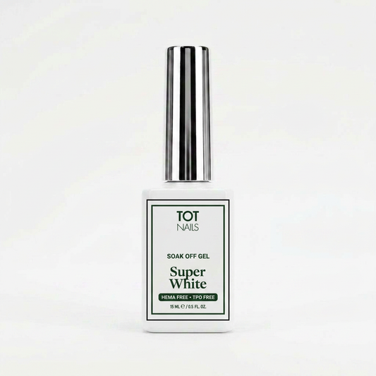 TOT NAILS Soak Off Gel Super White